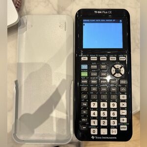 Texas Instruments TI-84 Plus CE graphing calculator w/ charger